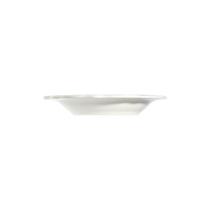Service de table 24 pièces en porcelaine — blanc, bleu et rouge