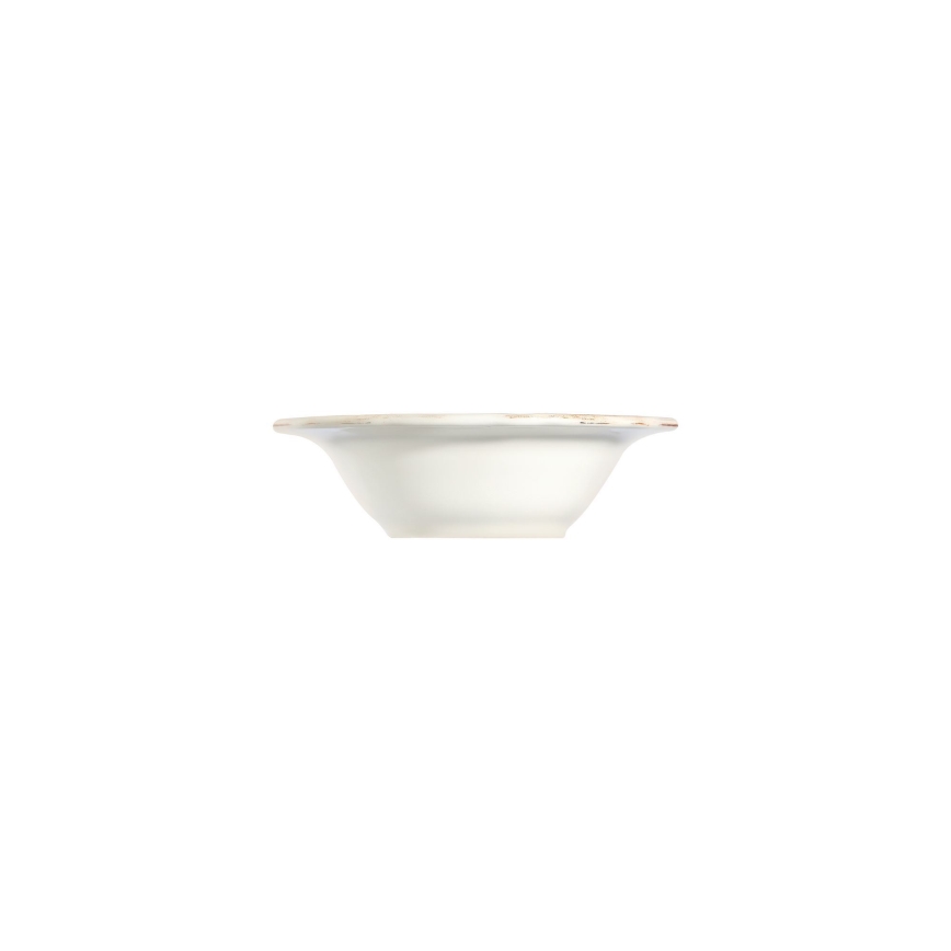 Service de table 24 pièces en porcelaine — blanc, bleu et rouge