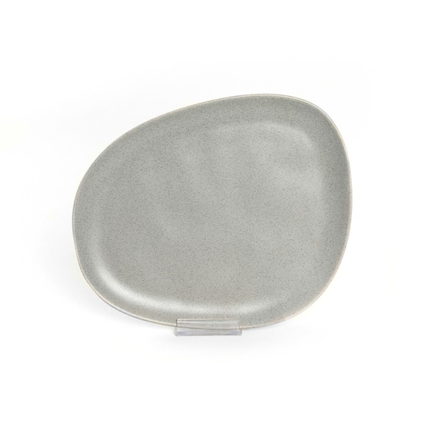 Service de table 24 pièces, gris en grès