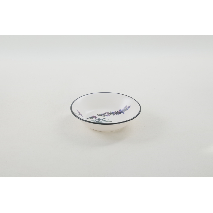 Service de table 24 pièces, multicolore, en grès