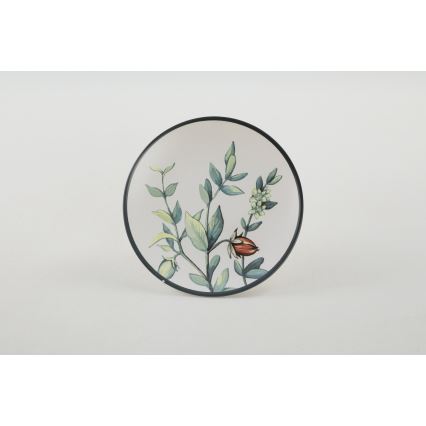 Service de table 24 pièces, multicolore, en grès