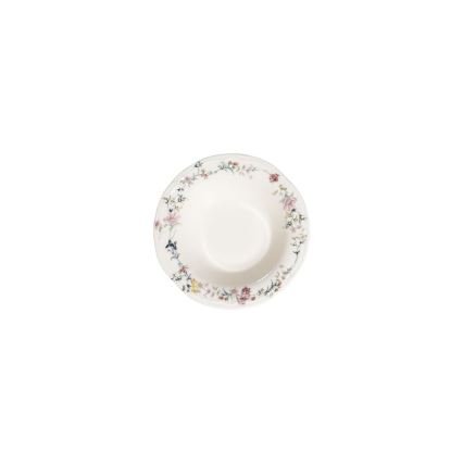 Service de table 24 pièces multicolore en porcelaine