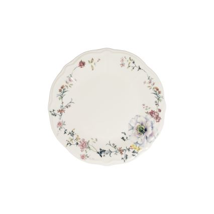 Service de table 24 pièces multicolore en porcelaine