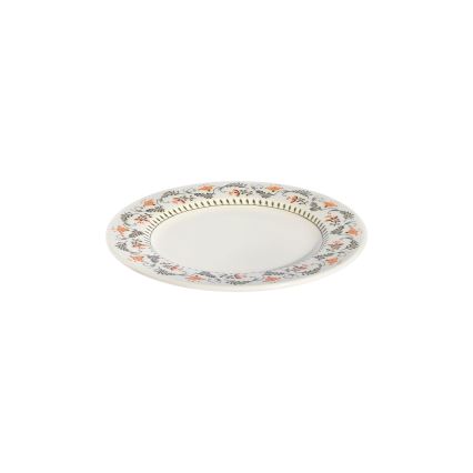 Service de table 24 pièces multicolore en porcelaine