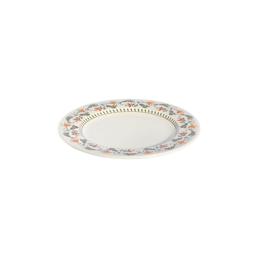 Service de table 24 pièces multicolore en porcelaine