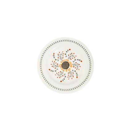 Service de table 24 pièces multicolore en porcelaine