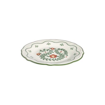Service de table 24 pièces multicolore en porcelaine