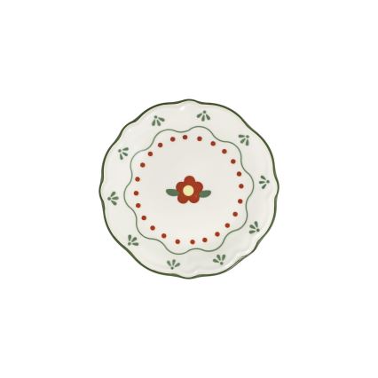 Service de table 24 pièces multicolore en porcelaine