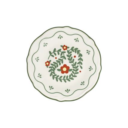 Service de table 24 pièces multicolore en porcelaine