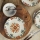 Service de table 24 pièces multicolore/porcelaine