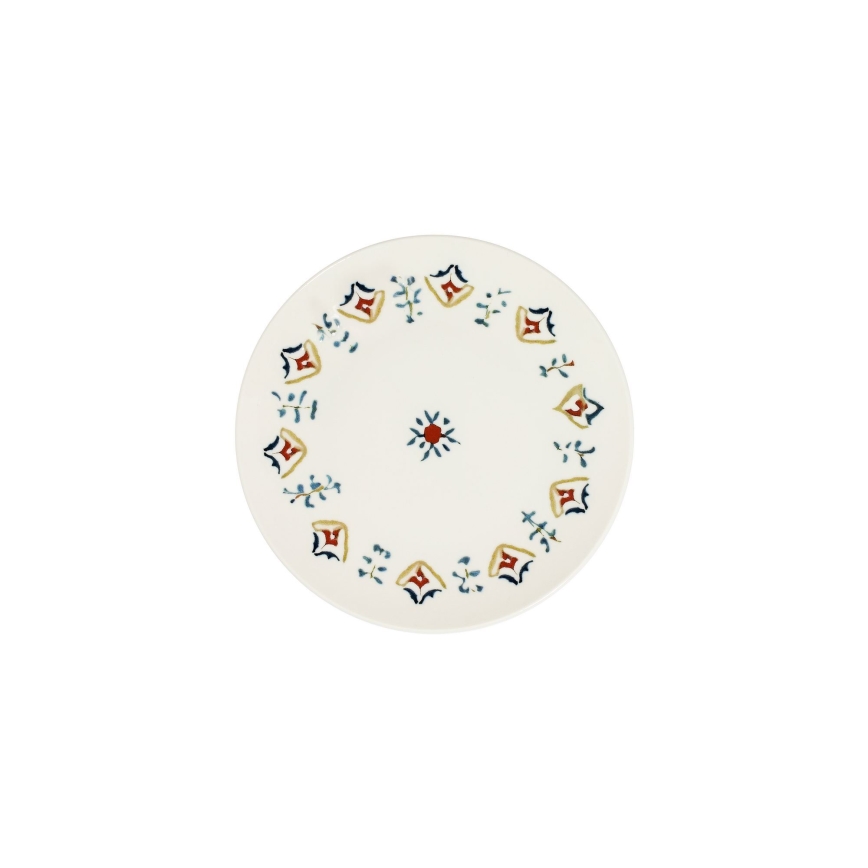 Service de table 24 pièces multicolore/porcelaine