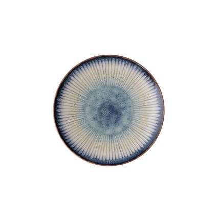 Service de table 24 pièces, porcelaine bleue