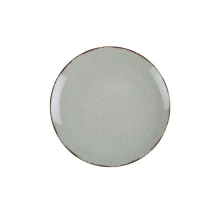 Service de table 24 pièces vert/porcelaine