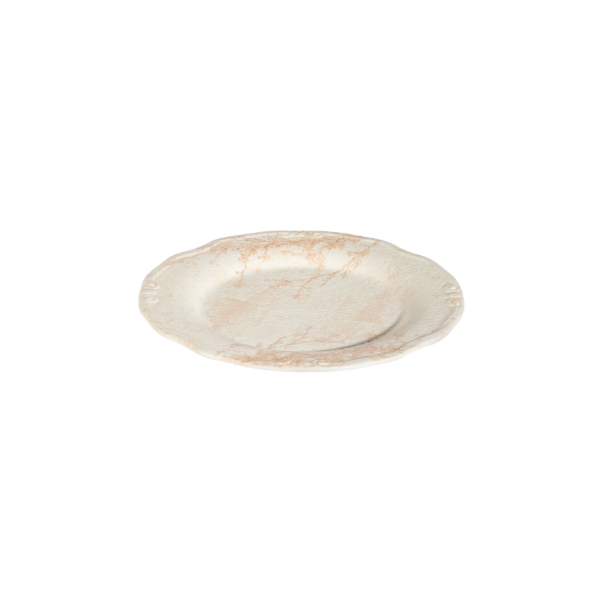 Service de table 27 pièces beige/porcelaine