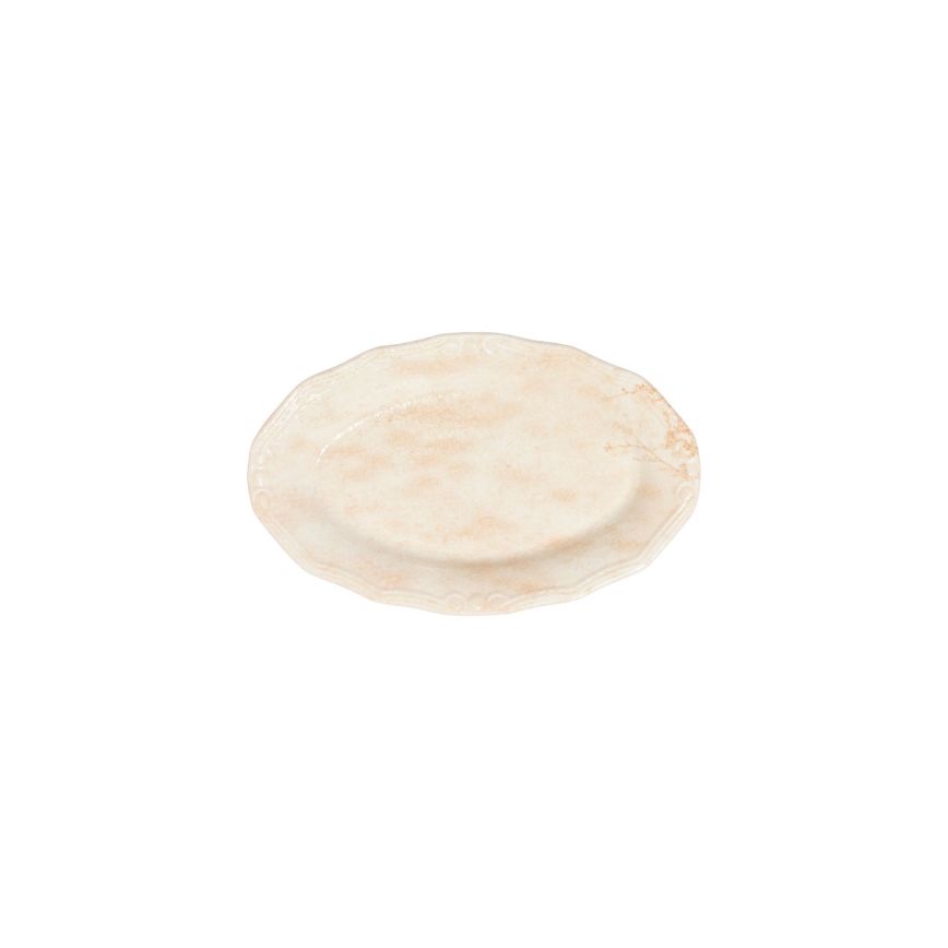 Service de table 27 pièces beige/porcelaine