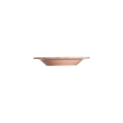 Service de table 27 pièces, rose/blanc, en porcelaine