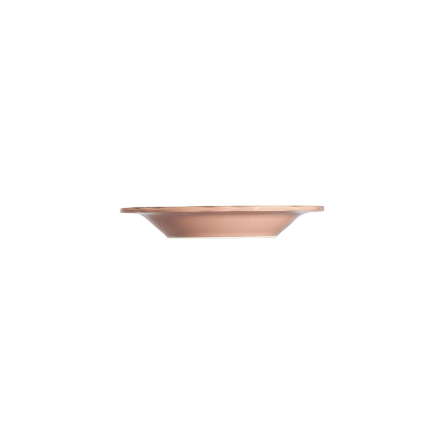 Service de table 27 pièces, rose/blanc, en porcelaine