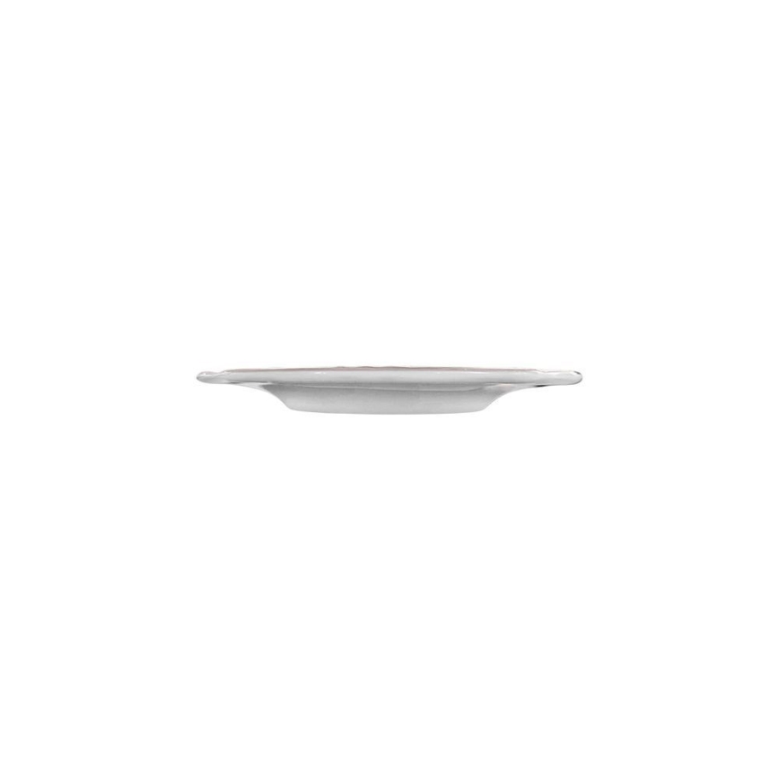 Service de table 53 pièces, blanc/argent, en porcelaine