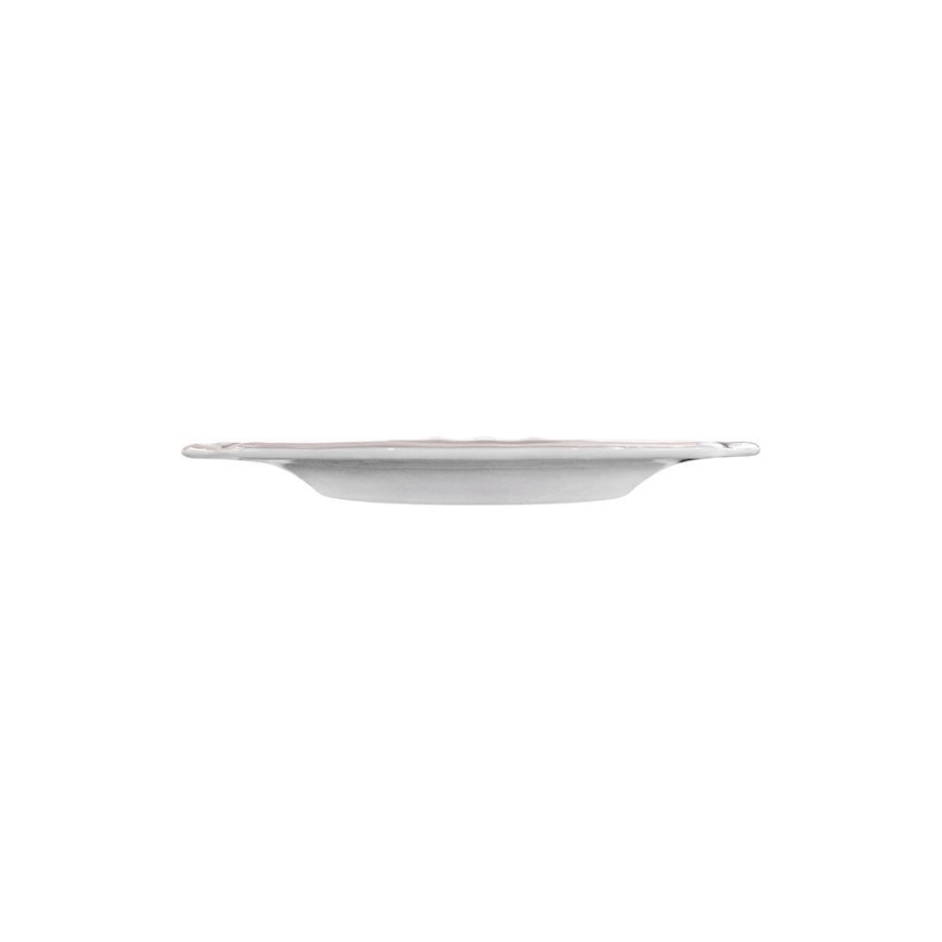 Service de table 53 pièces, blanc/argent, en porcelaine