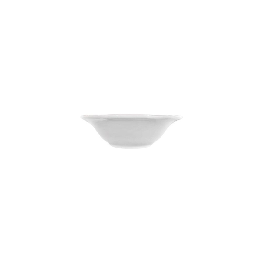 Service de table 53 pièces, blanc/argent, en porcelaine