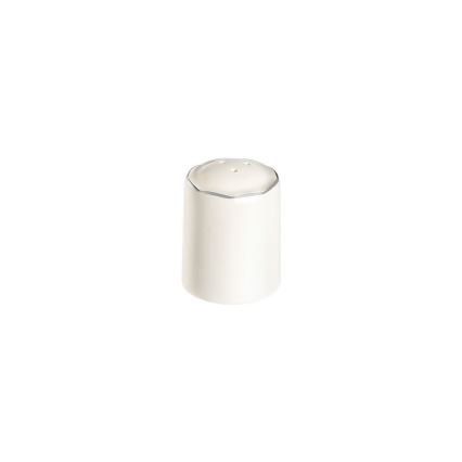 Service de table 53 pièces, blanc/argent, en porcelaine