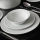 Service de table 53 pièces blanc/porcelaine