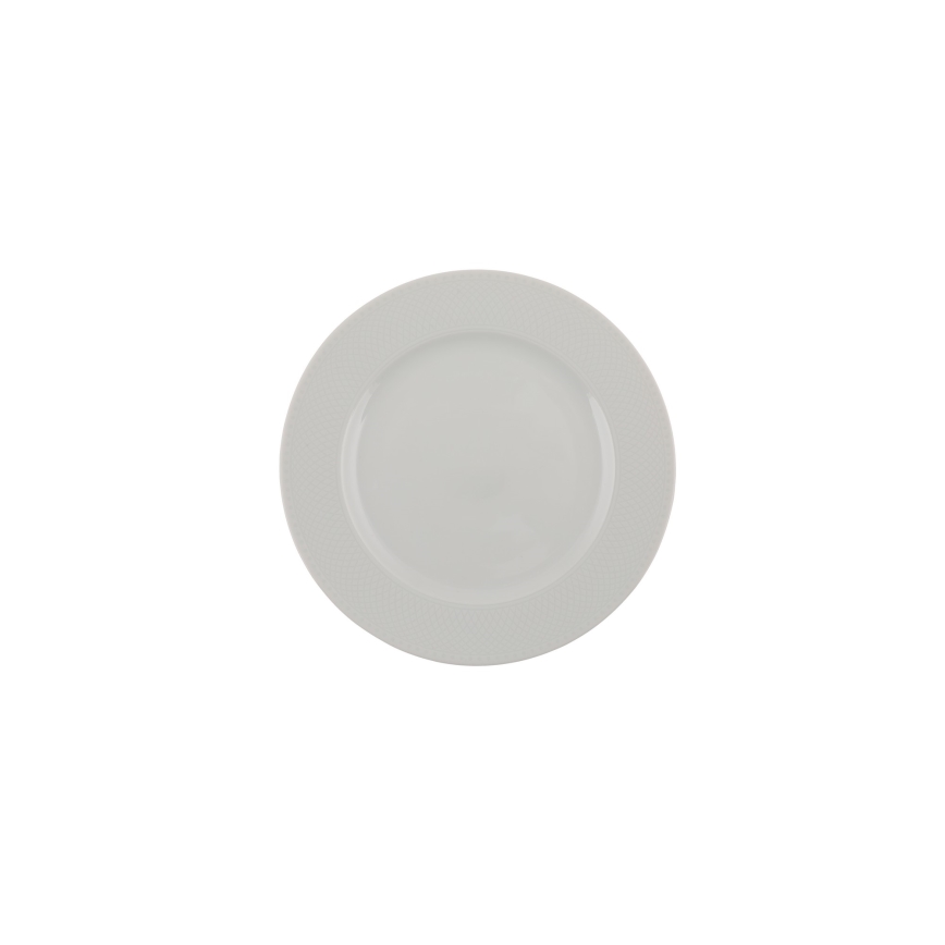 Service de table 53 pièces blanc/porcelaine