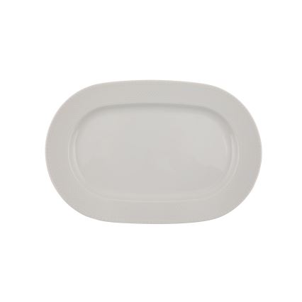 Service de table 53 pièces blanc/porcelaine