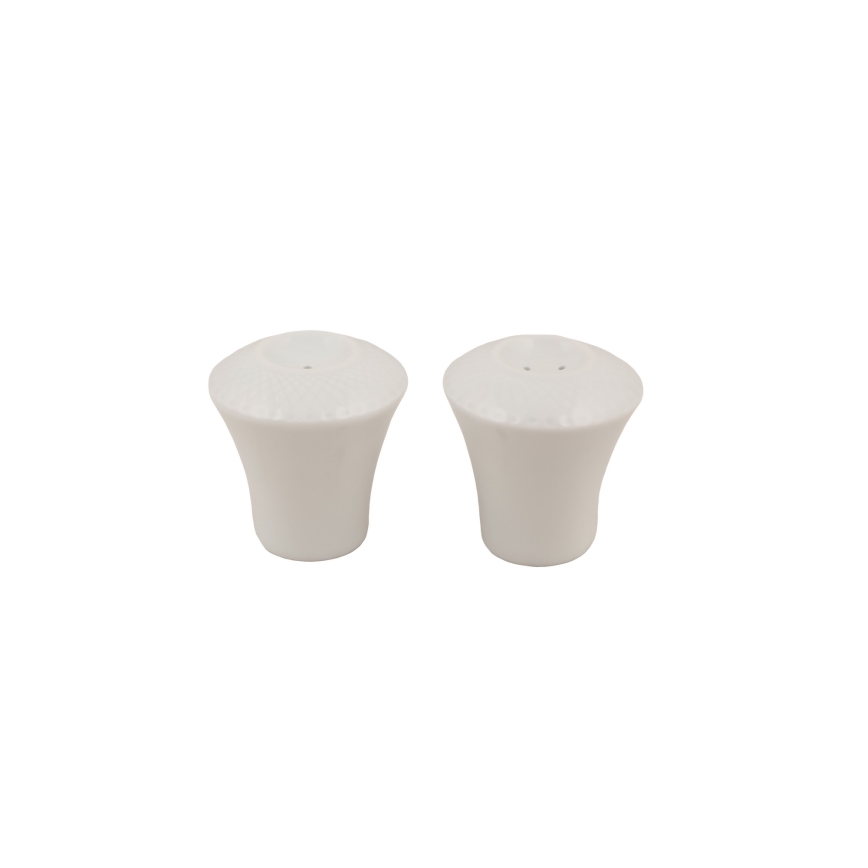 Service de table 53 pièces blanc/porcelaine