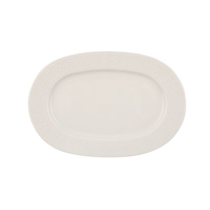 Service de table 53 pièces en porcelaine blanche