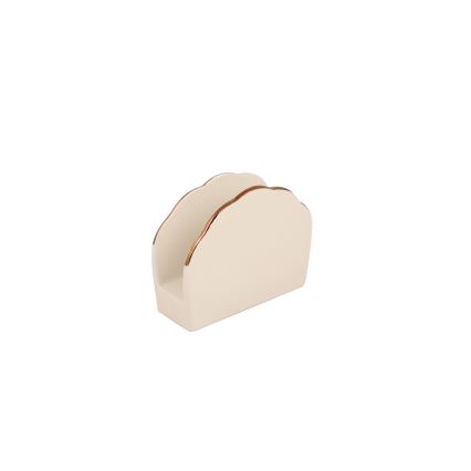 Service de table 83 pièces blanc/cuivré/porcelaine