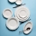 Service de vaisselle 24 pièces en porcelaine blanche