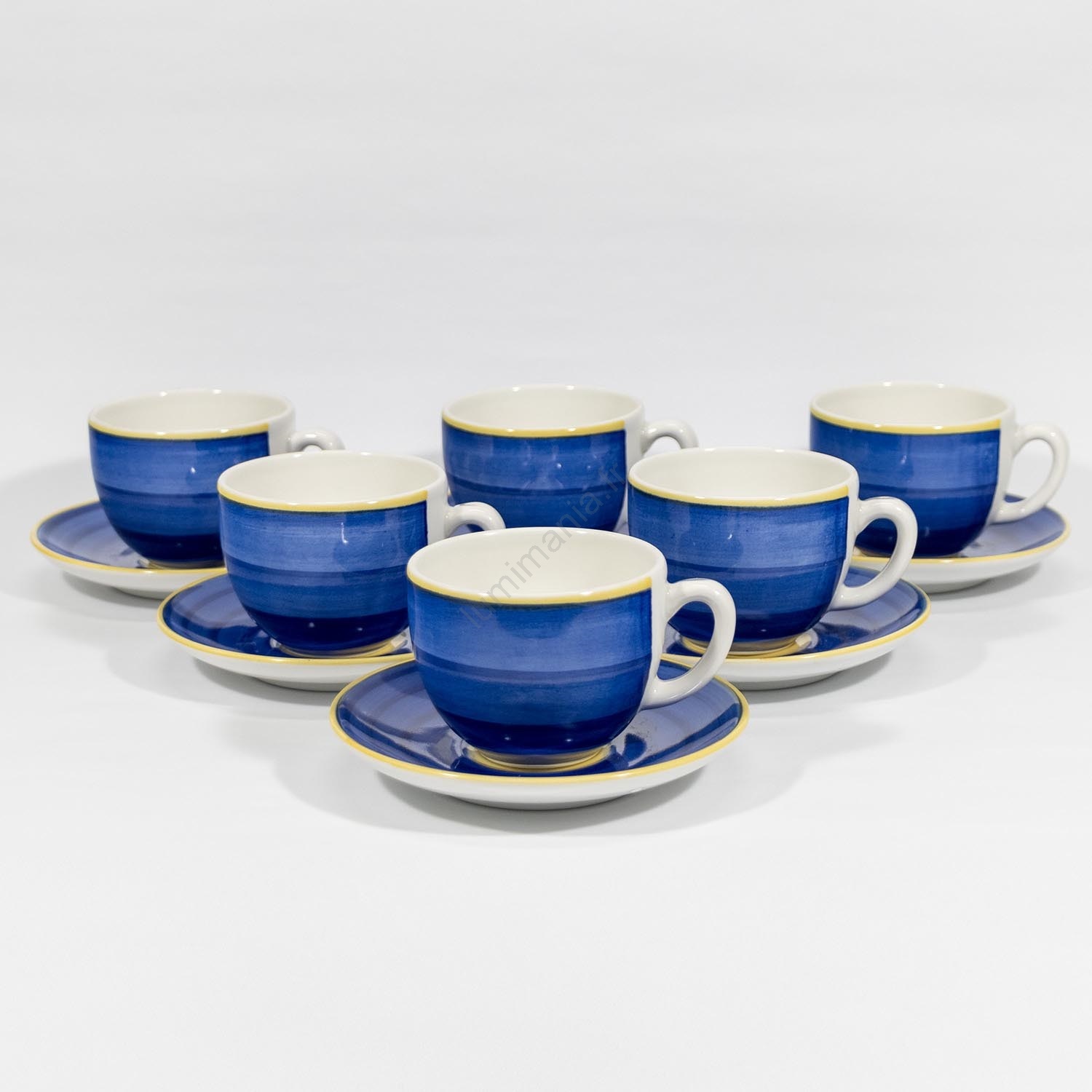 Tasse et Sous-Tasse Bicolore main image 0