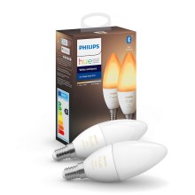 SET 2x Ampoule dimmable LED Philips Hue WHITE B39 E14/5,2W/230V 2200K-6500K