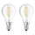 SET 2x Ampoule LED VINTAGE E14/4W/230V 2700K