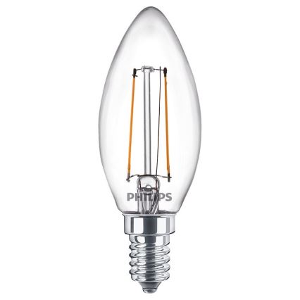 SET 2x Ampoule LED VINTAGE Philips E14/2W/230V 2700K