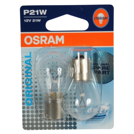 SET 2x Ampoule pour voiture BA15s/21W/12V - Osram