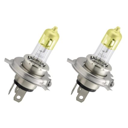 SET 2x Ampoule pour voiture Philips COLOR VISION 12342CVPGS2 H4 P43t-38/55W/12V