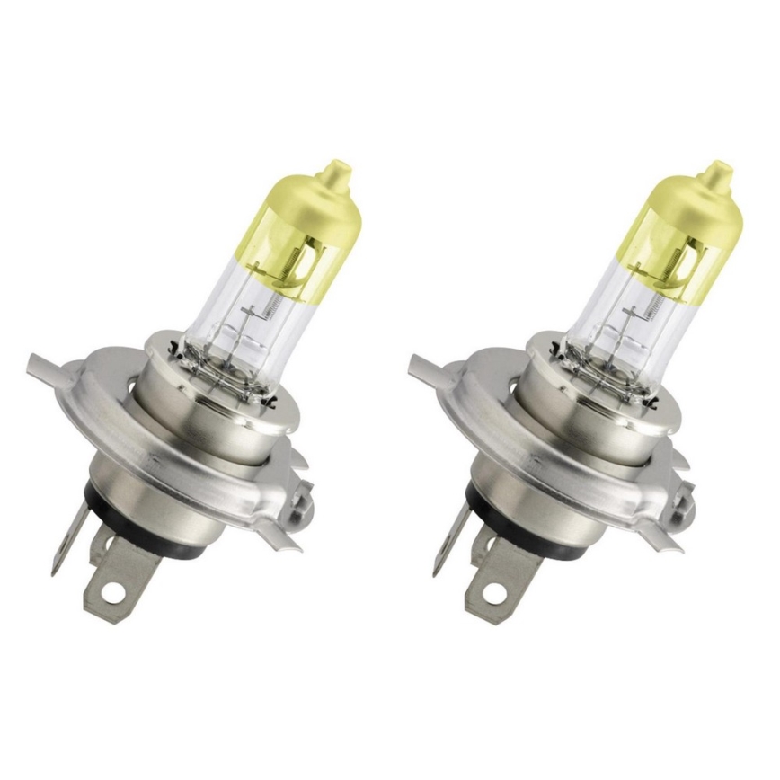 SET 2x Ampoule pour voiture Philips COLOR VISION 12342CVPGS2 H4 P43t-38/55W/12V