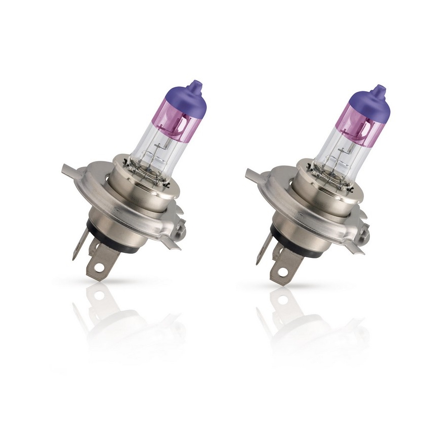 SET 2x Ampoule pour voiture Philips COLOR VISION 12342CVPPS2 H4 P43t-38/55W/12V