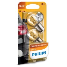 SET 2x Ampoule pour voiture Philips VISION 12594B2 BAZ15d/4W/12V