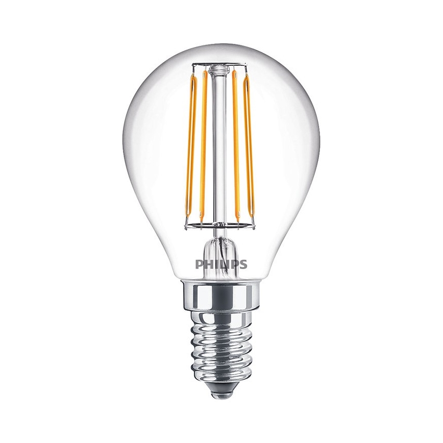 SET 2x Ampoules LED VINTAGE Philips E14/4,3W/230V 2700K