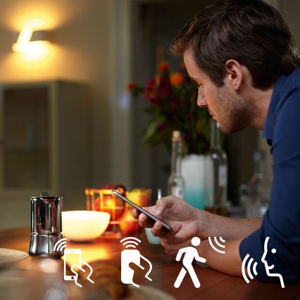 Set de base Philips Hue STARTER KIT WHITE 3xE27/9W + dispositif de connexion 2700K