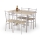 Set de table FAUST métal/chêne sonoma
