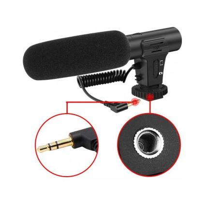 Set Vlogging 4en1 - micro, lampe LED, trépied, support de téléphone