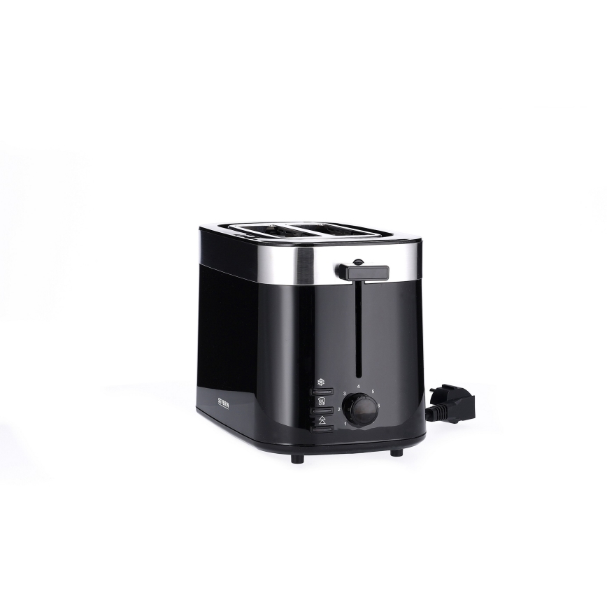 Severin AT 9264 - Grille-pain à deux fentes 800 W/230 V inox/noir