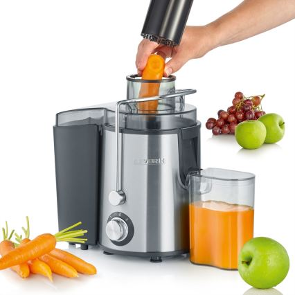 Severin ES 3566 - Extracteur de jus 0,5 l 400 W/230 V inox/gris