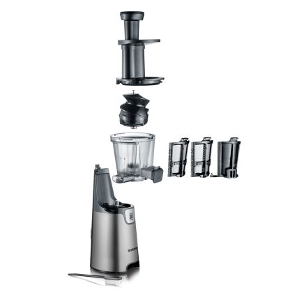 Severin ES 3571 - Extracteur de jus à vis 1,3 l, 150 W/230 V, gris