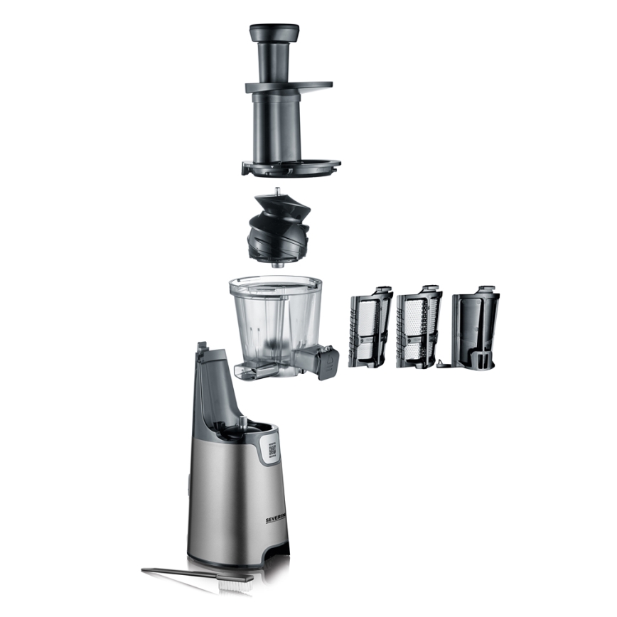 Severin ES 3571 - Extracteur de jus à vis 1,3 l, 150 W/230 V, gris