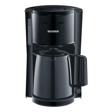 Severin KA 9306 - Cafetière avec carafe thermique 1 L, 1000 W / 230 V, noire